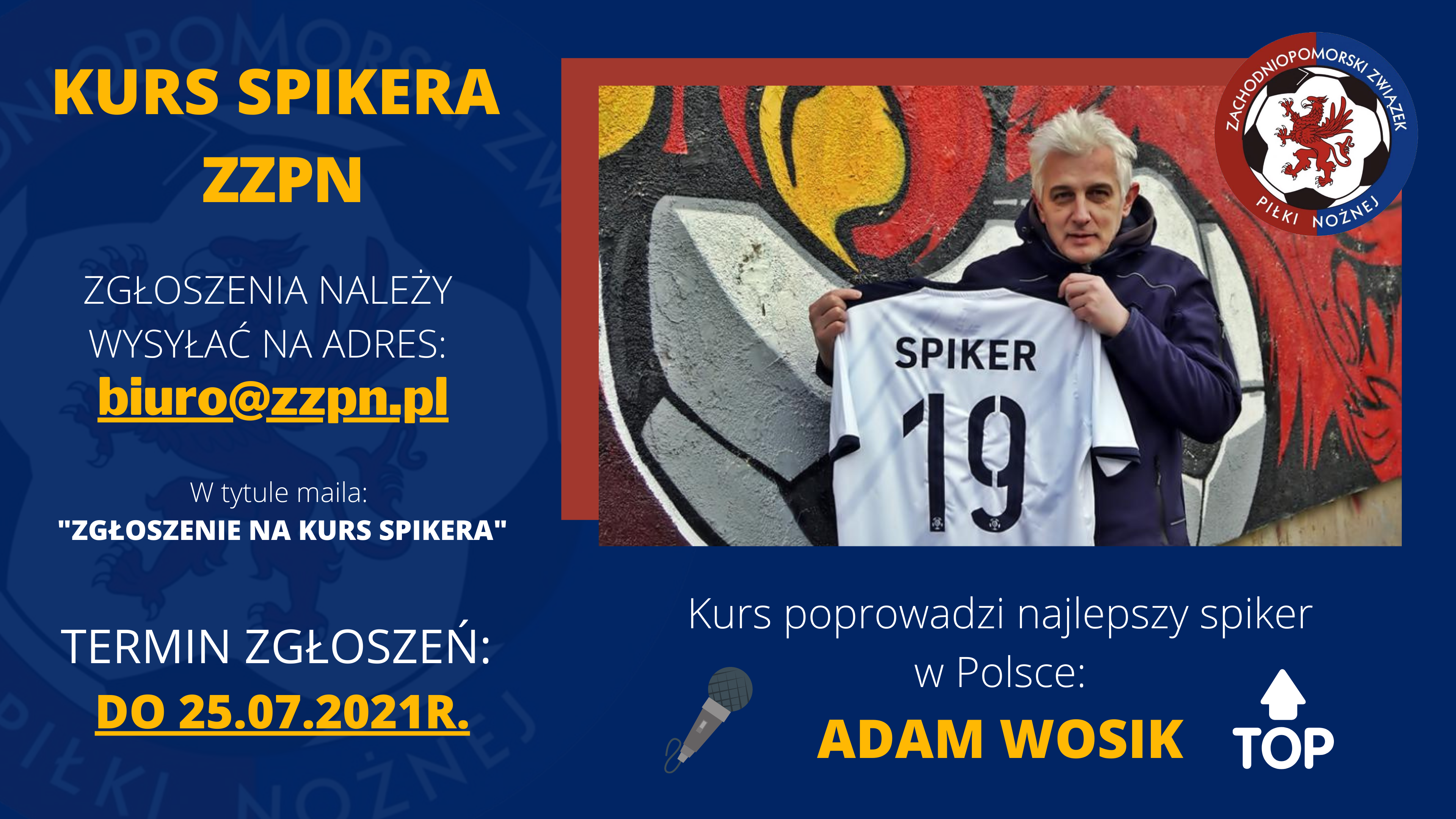 Kurs poprowadzi najlepszy spiker w Polsce Adam Wosik2